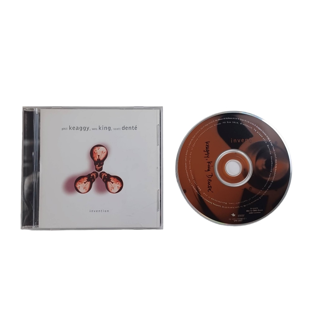 Phil Keaggy, Wes King, Scott Dente CD Invention  -Throwbacks *MINOR WEAR